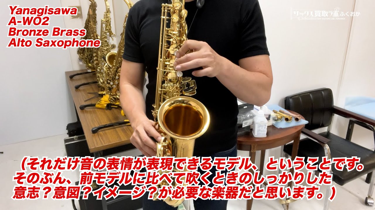 懐が深いサックス ヤナギサワ yanagisawa A-WO2 アルトサックス 00374849