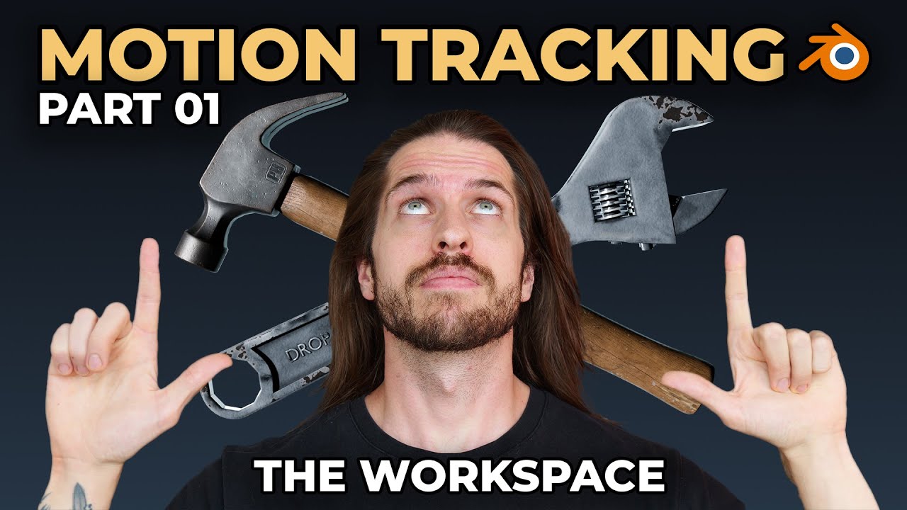 Blender Motion Tracking &ndash; Part 1: Tools, Settings & Plane Track (Blender 4.0 / 5.0)