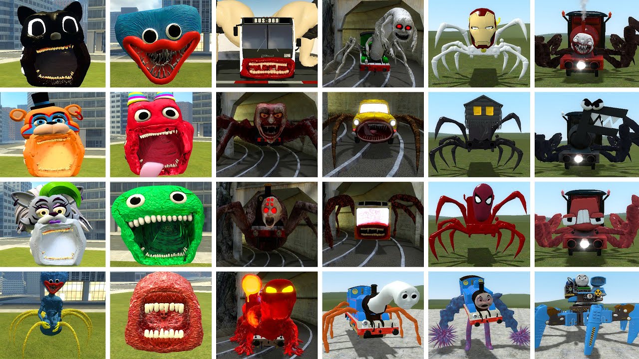 New Monster Battle: All Train eater, Choo Choo Thomas, Cursed Thomas Train, Bus Eater, Hell Charles