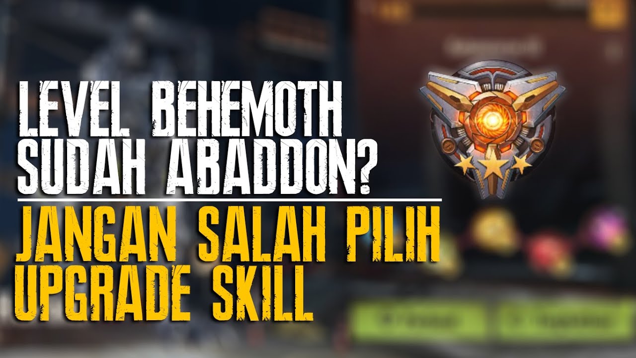 LEVEL BEHEMOTH SUDAH ABADDON? JANGAN SALAH PILIH UPGRADE SKILL INI - STATE OF SURVIVAL