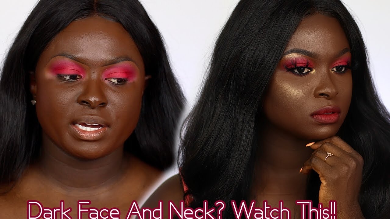 HOW TO Match YOUR Face And Neck Shade To Chest ( NO FOUNDATION ON MY NECK!) | Ohemaa Bonsu
