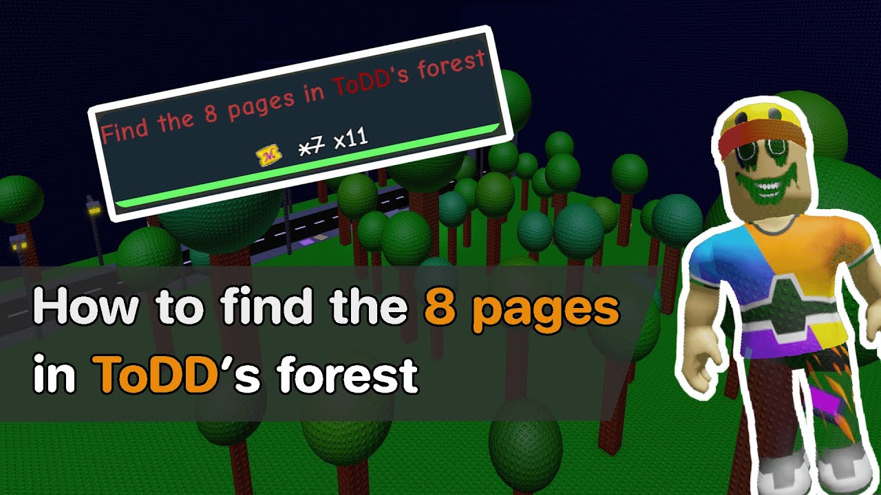 EToH tips - How to find the 8 pages in ToDD's forest