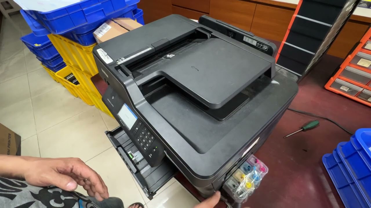 【改裝紀錄】Brother MFC-J3930DW 廢墨清零與廢墨外接 #噴頭有堵塞大致上清潔後排除 #拔差式廢墨瓶 2026011