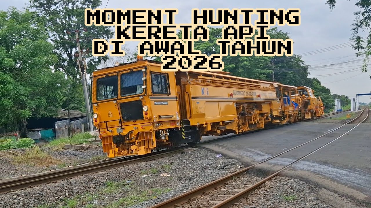 MOMENT HUNTING KERETA API DI AWAL TAHUN 2026