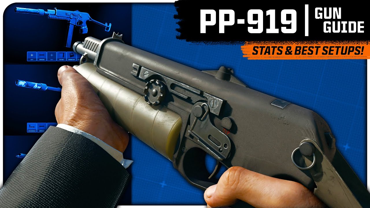 The PP-919 Kills Slow But Feels Great! | (Stats & Best Attachment Setups)