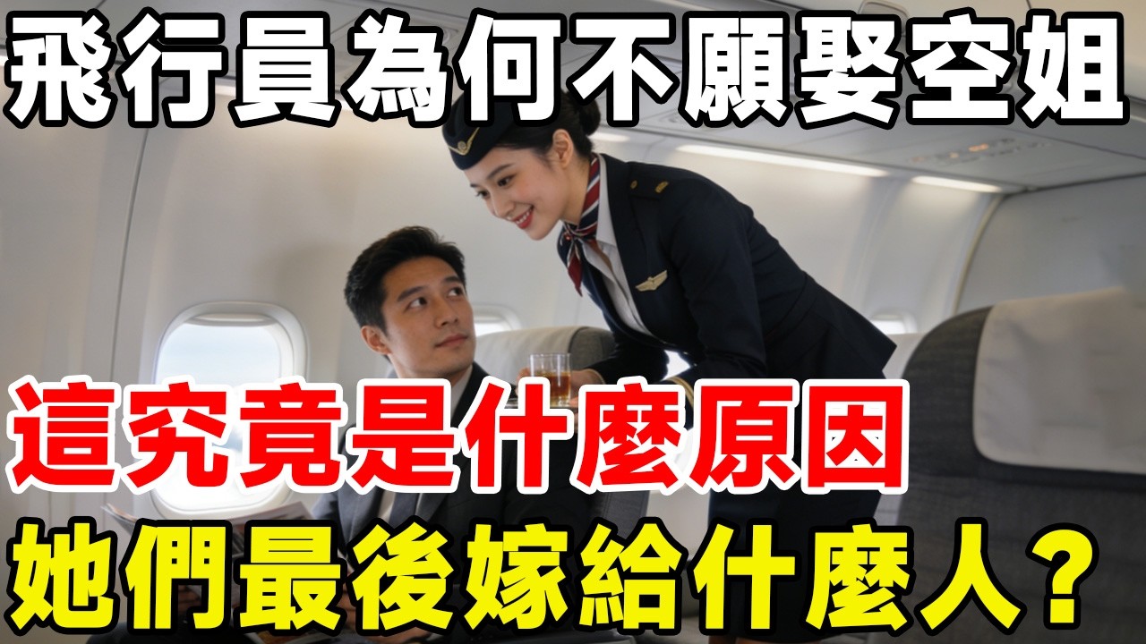 飛行員為何不願娶空姐？這究竟是什麼原因？她們最後都嫁給了什麼樣的人？#科普 #科普頻道