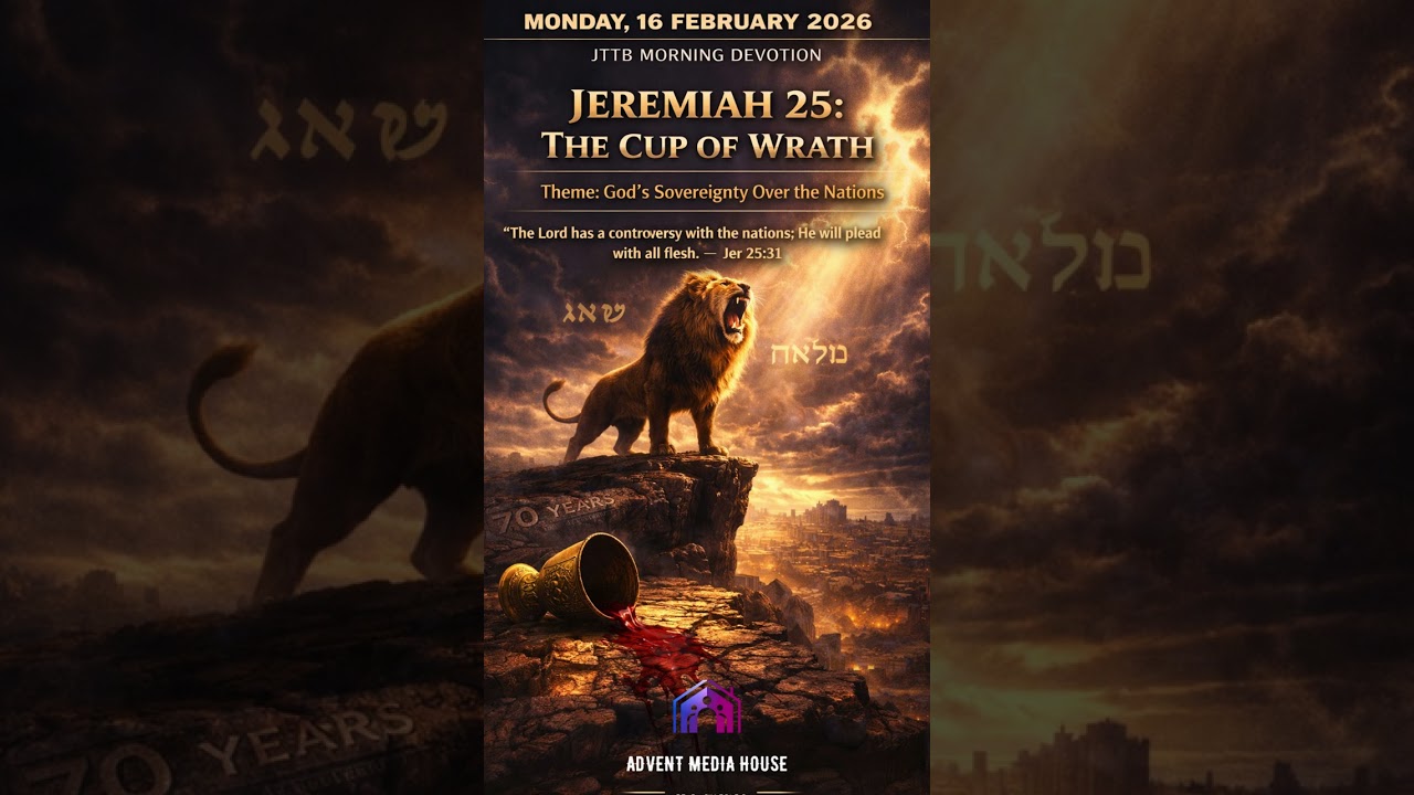 🍷 JEREMIAH 25 — THE CUP OF WRATH