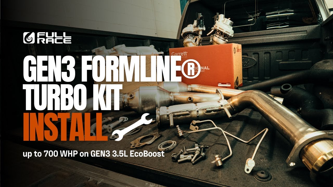How to Install Full-Race Formline® Turbo Kit | 2021+ Ford Raptor 3.5L EcoBoost (GEN3)