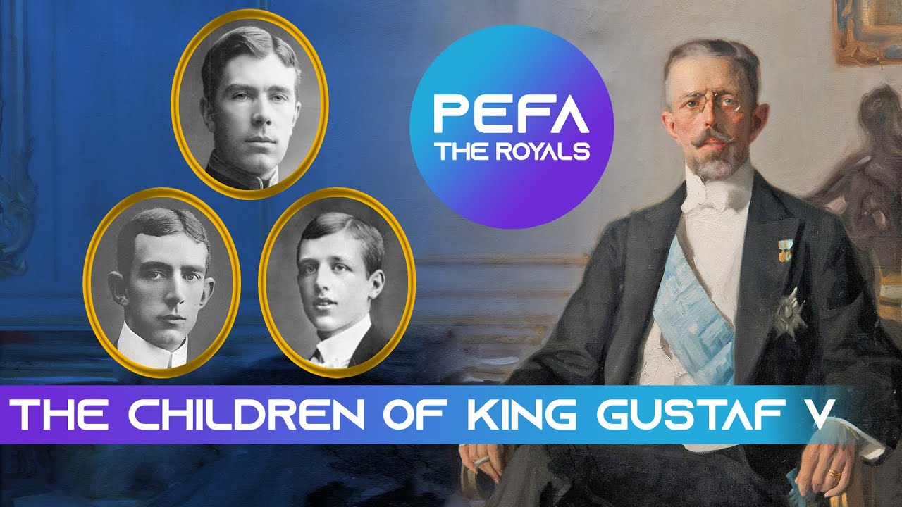 The Children of King Gustaf V (Texts with pictures)