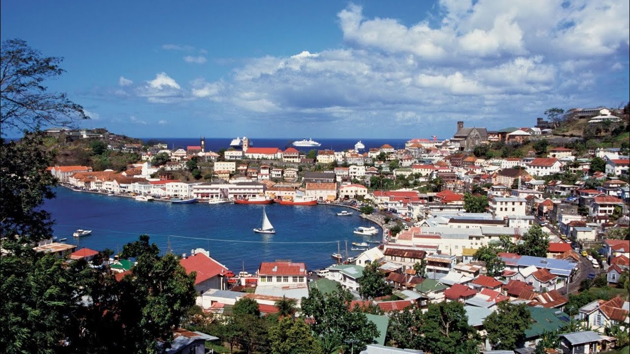 Grenada Island Walking Tour | Port Area to Local Town 🇬🇩