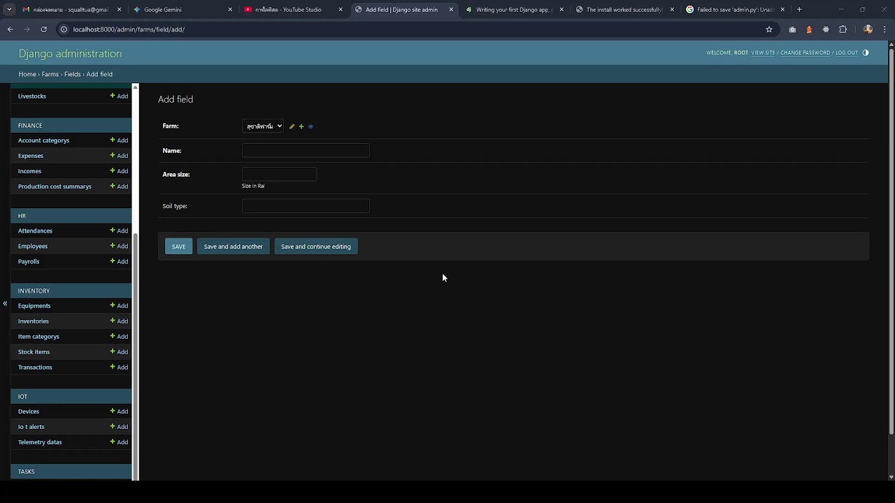 Try Google Antigravity create Farm management [Vibe coding]