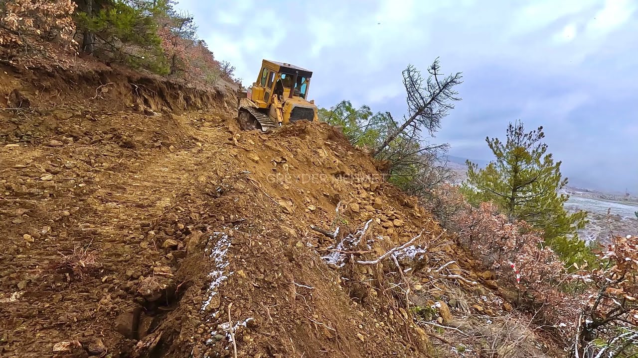 Длинное рабочее видео хищного бульдозера Caterpillar D7G #bulldozer #caterpillar #dozer