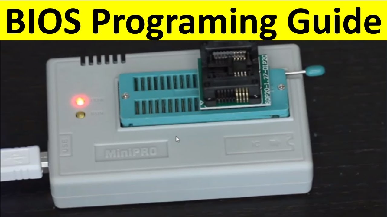 Learn how to program the BIOS Chip step by step - Laptop Motherboard Repair