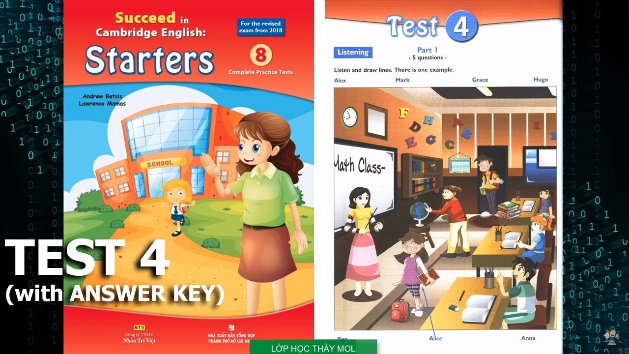 SUCCEED 8 Complete Practice Tests - Listening Tests 4 | Lớp Học Thầy Mol