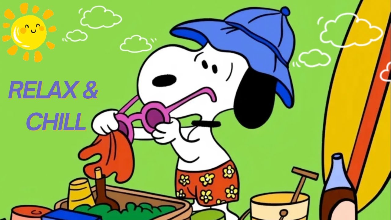 Snoopy’s Focus & Relax Power Hour 🎶 Lofi to Brighten Your Workflow