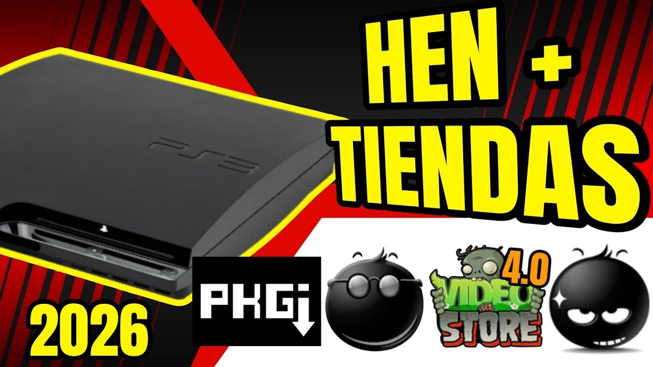 Como Instalar Hen y Tiendas mas todo lo necesario para tu ps3 con hen
