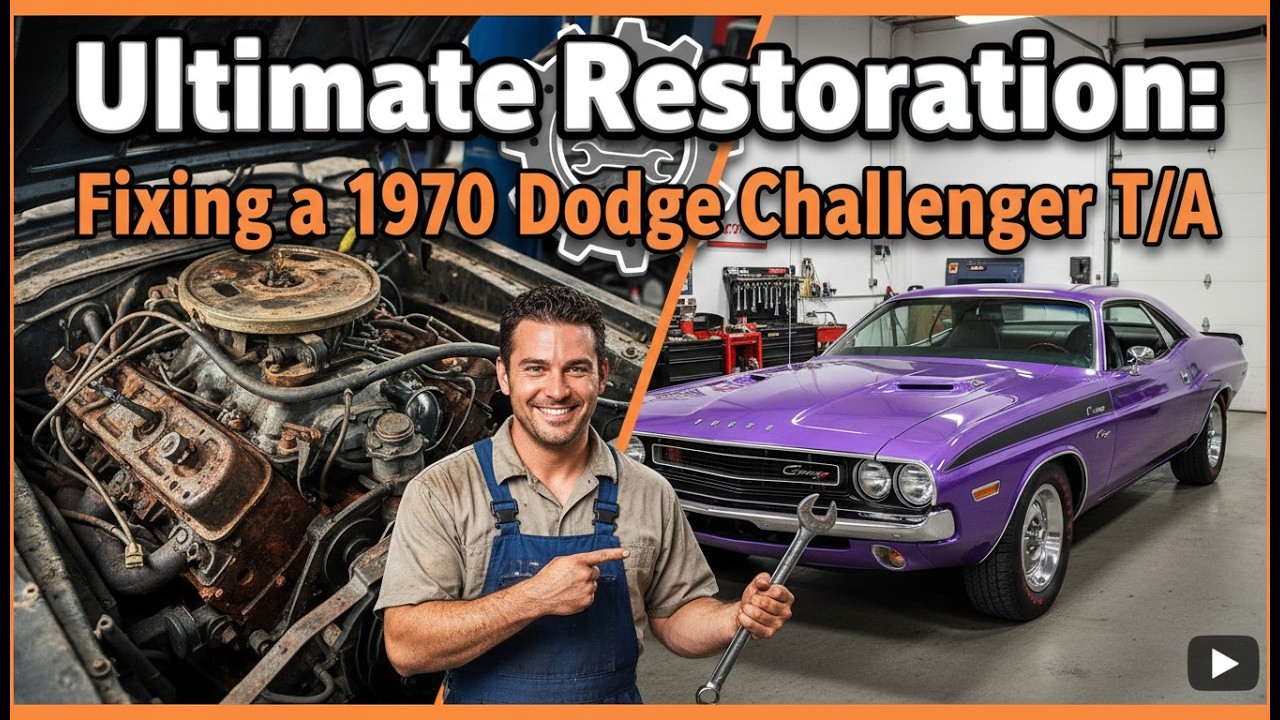 Ultimate Restoration: Fixing a 1970 Dodge Challenger T/A