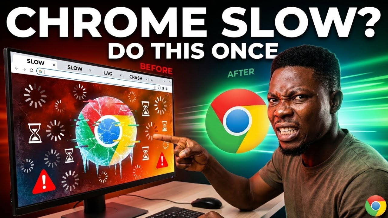 Медленно работает Google Chrome? Сделайте это один раз (мгновенное решение) #googlechrometricks #...