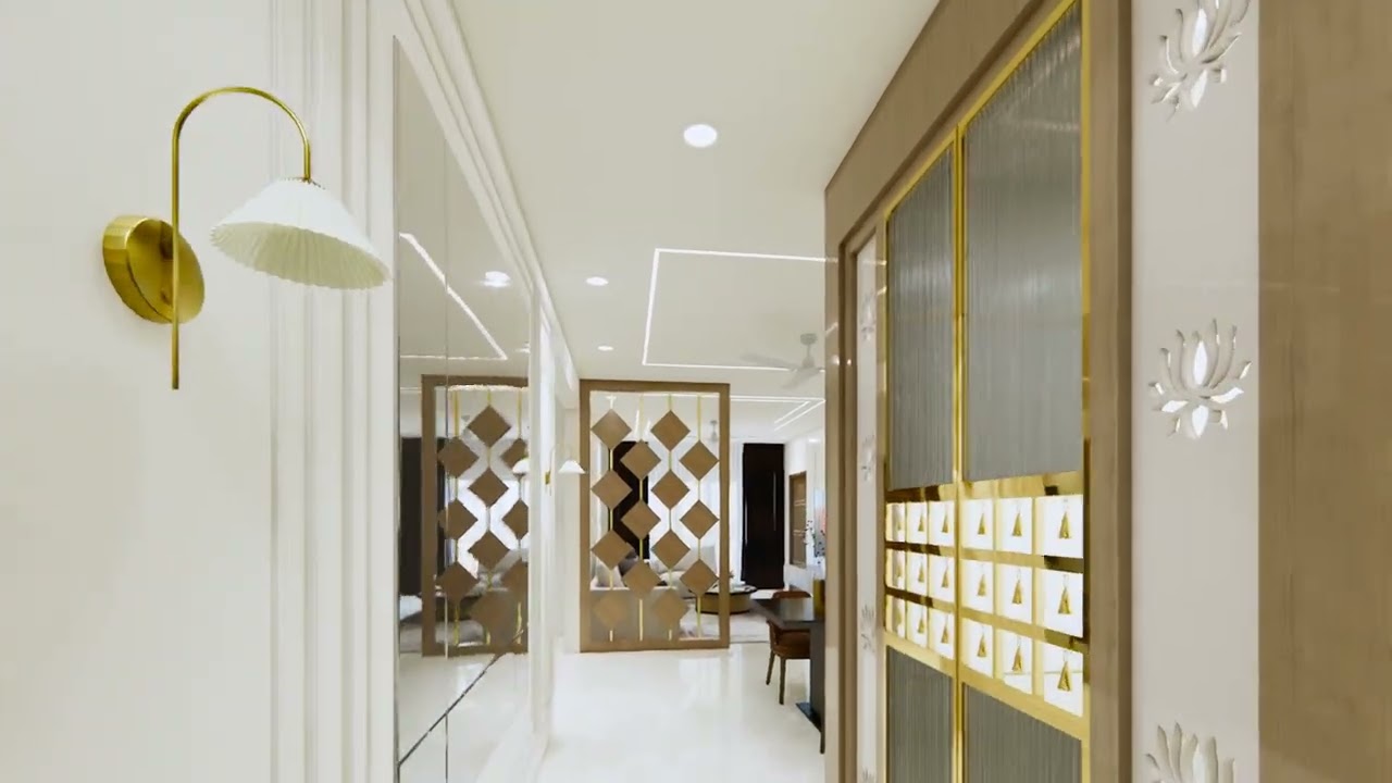 Luxury 3D Interior Design Presentation | Vasavi Apartments Hyderabad | Modern  Interior Tour