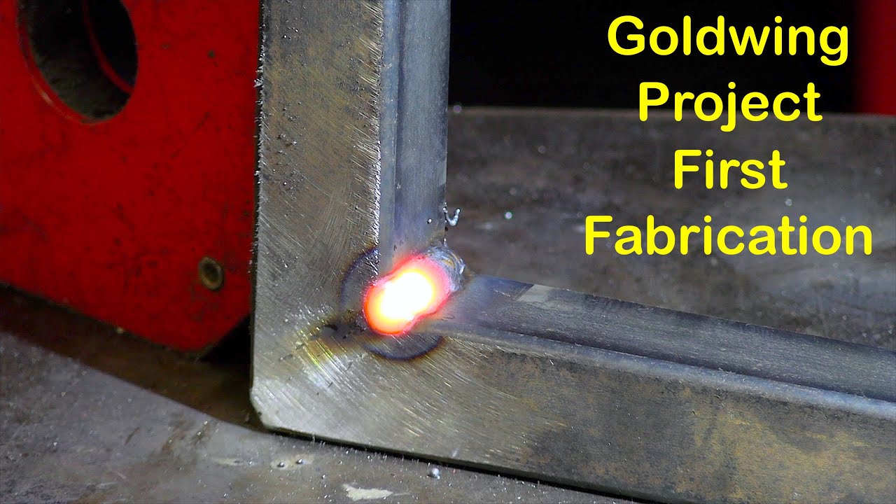 Derelict Goldwing, Day 28:- First Welding, 