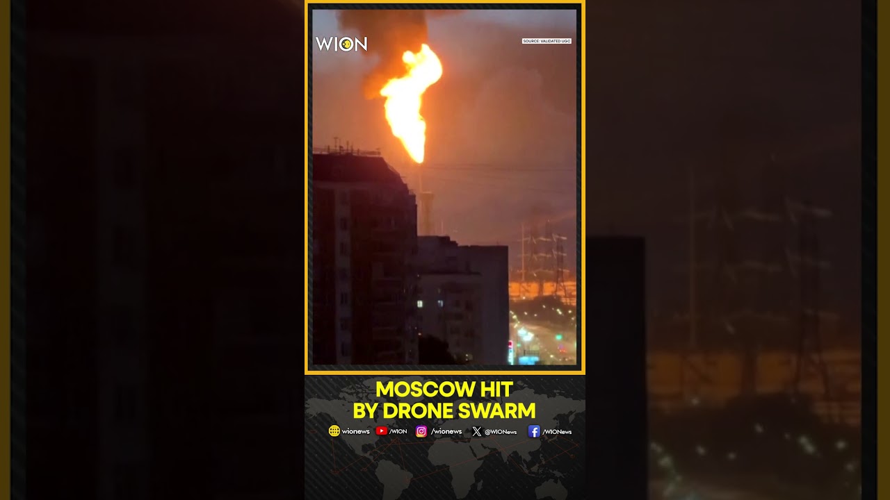 Russia-Ukraine War: Two Killed in 'Massive' Ukrainian Drone Attack on Moscow Region | WION Shorts
