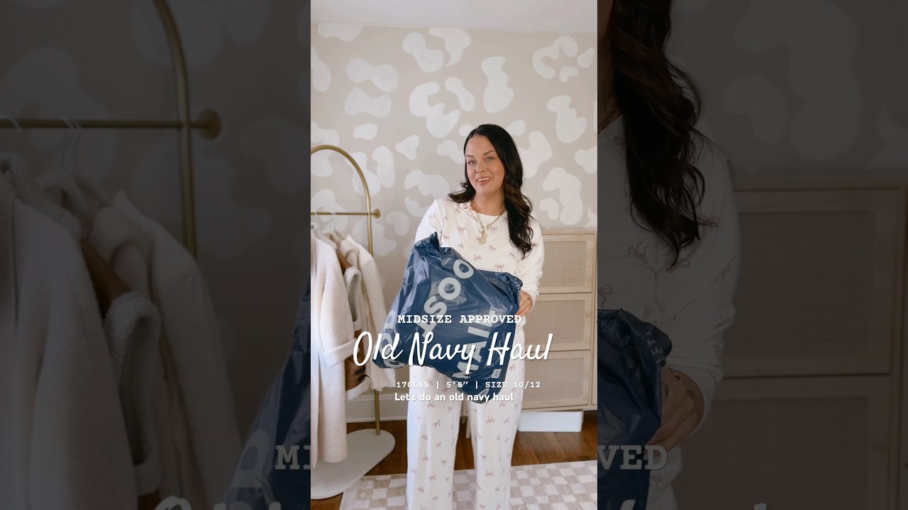 midsize old navy haul 📦🤌🏻💐 #oldnavyhaul