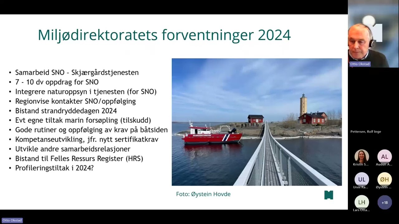 Informasjonsm&oslash;te om tilskudd til Skj&aelig;rg&aring;rdstjenesten, til tiltak mot marin fors&oslash;pling
