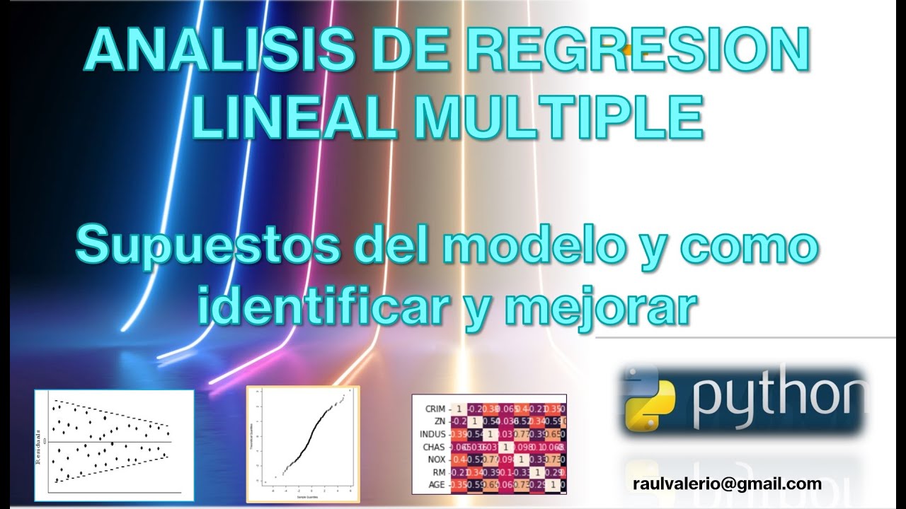 Analisis de Regresion Lineal Multiple: Comprobacion de supuestos 