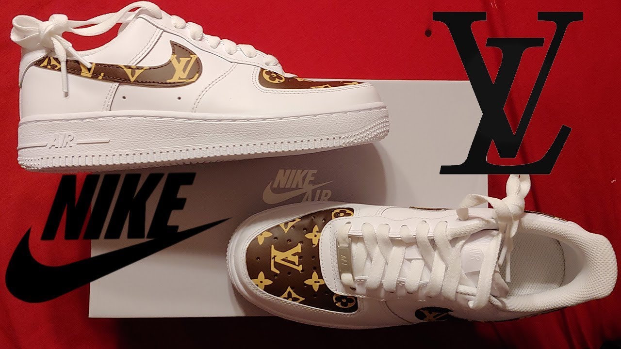 Louis Vuitton AF1 | Custom | Tutorial | NO AIRBRUSH