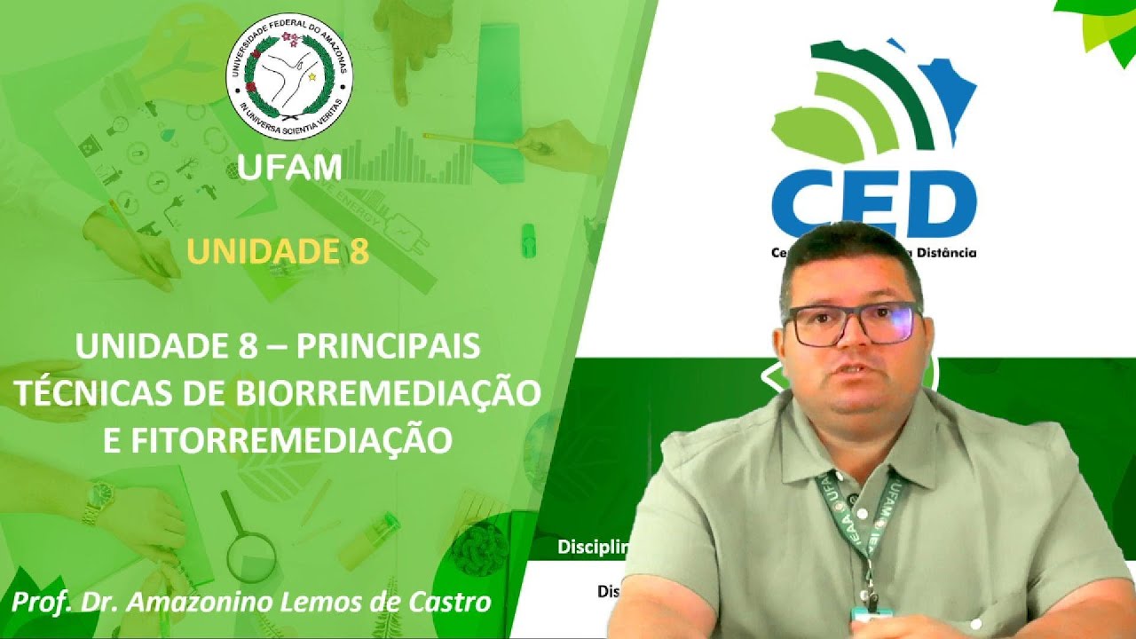 Unidade 8 parte 1 -  Principais técnicas de biorremediação e fitorremediação