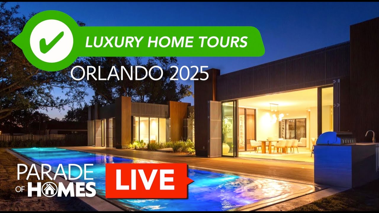 LIVE 24/7: Orlando&rsquo;s Best Luxury Home Tours with Justin Pekarek | Parade of Homes Orlando Host