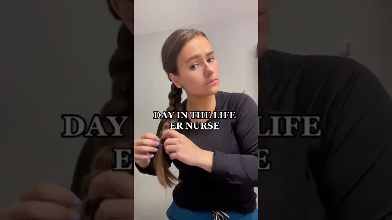 Day in the life as an ER nurse! #nurse #nurselife #nursingstudent #nurses