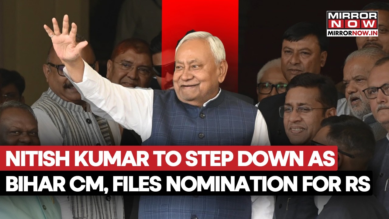 Nitish Turns A New Page, Files Nomination For Rajya Sabha After Decades As Bihar CM | Watch