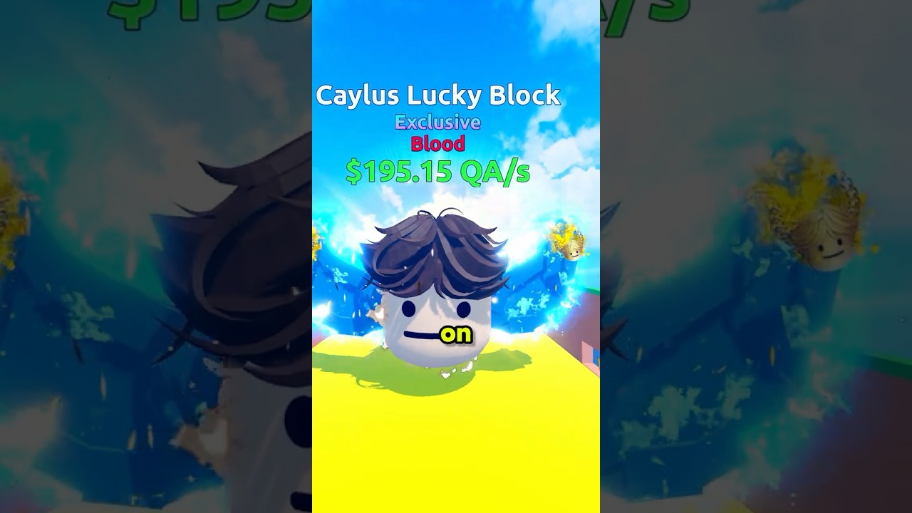 Exclusive Lucky in Escape Tsunami For Brainrots😱 #roblox #robloxshorts #escapetsunamiforbrainrots