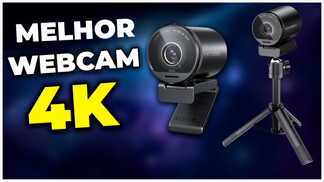 A Melhor Webcam 4k Custo Beneficio Atualmente - EMEET S800 ✔