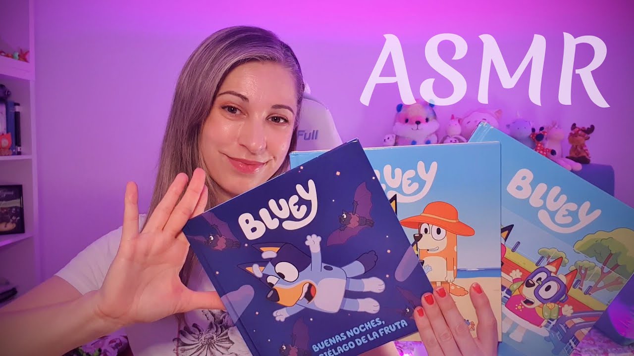 ASMR |  Bluey Serie | Charla en voz baja para relajar | Surr ASMR