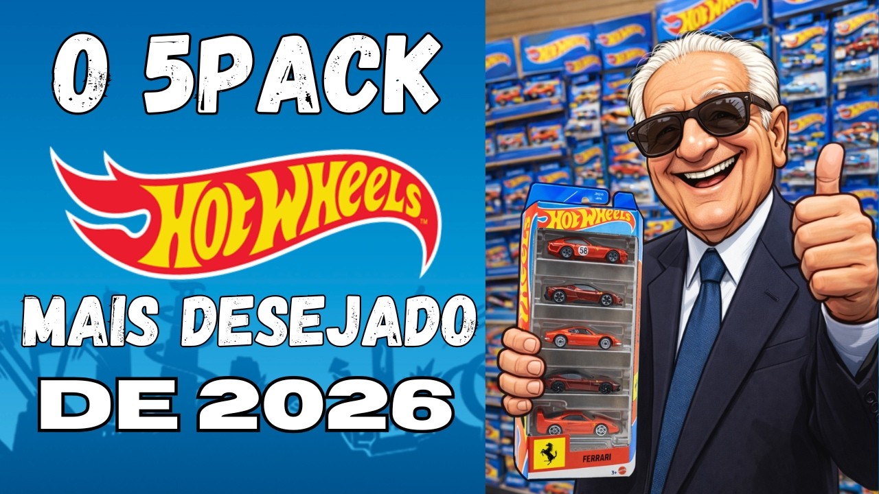 SERIA ESSE O 5PACK HOT WHEELS MAIS PROCURADO DE 2026?