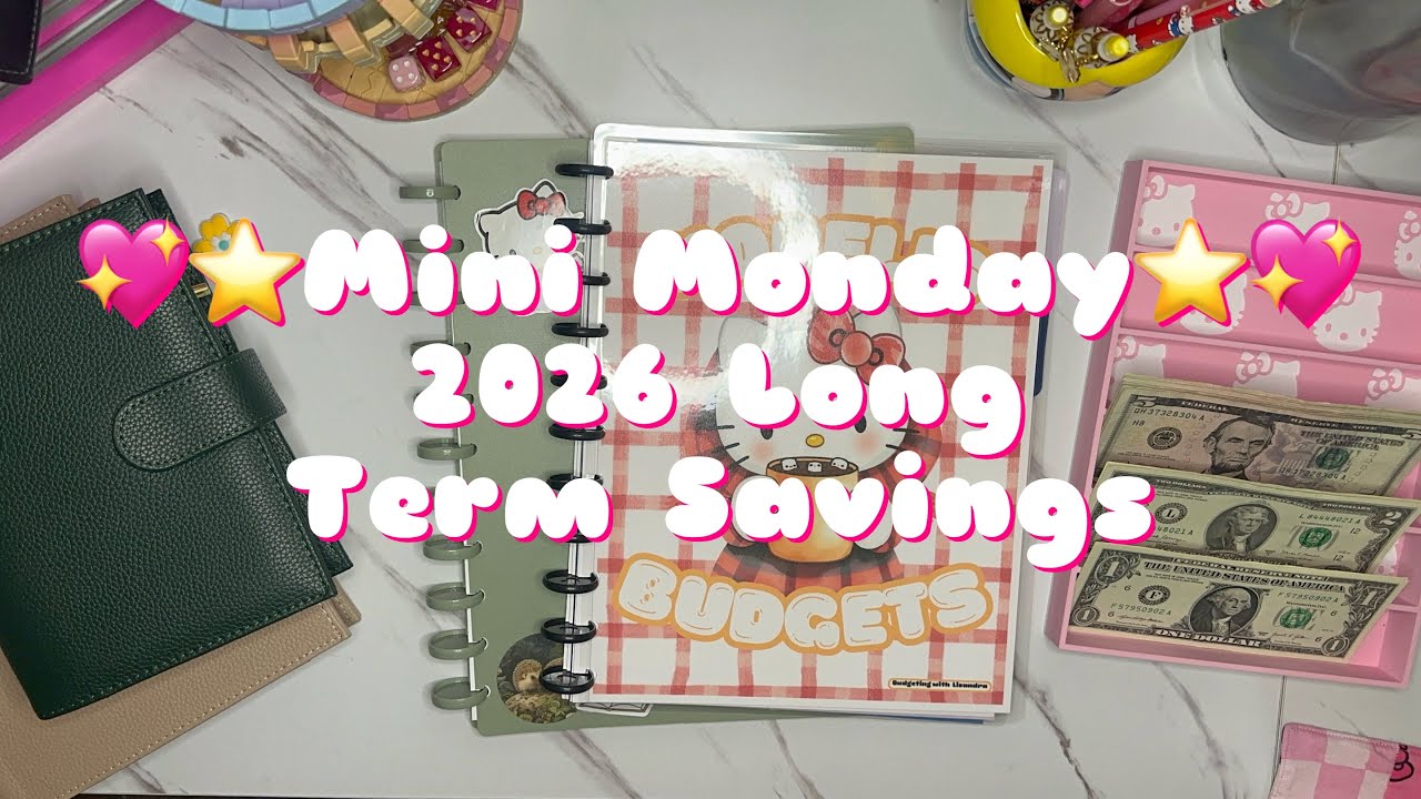 💖⭐️Мини-понедельник ⭐️💖 Долгосрочные сбережения на 2026 год #norelisbudgets #savingschallenges #m...