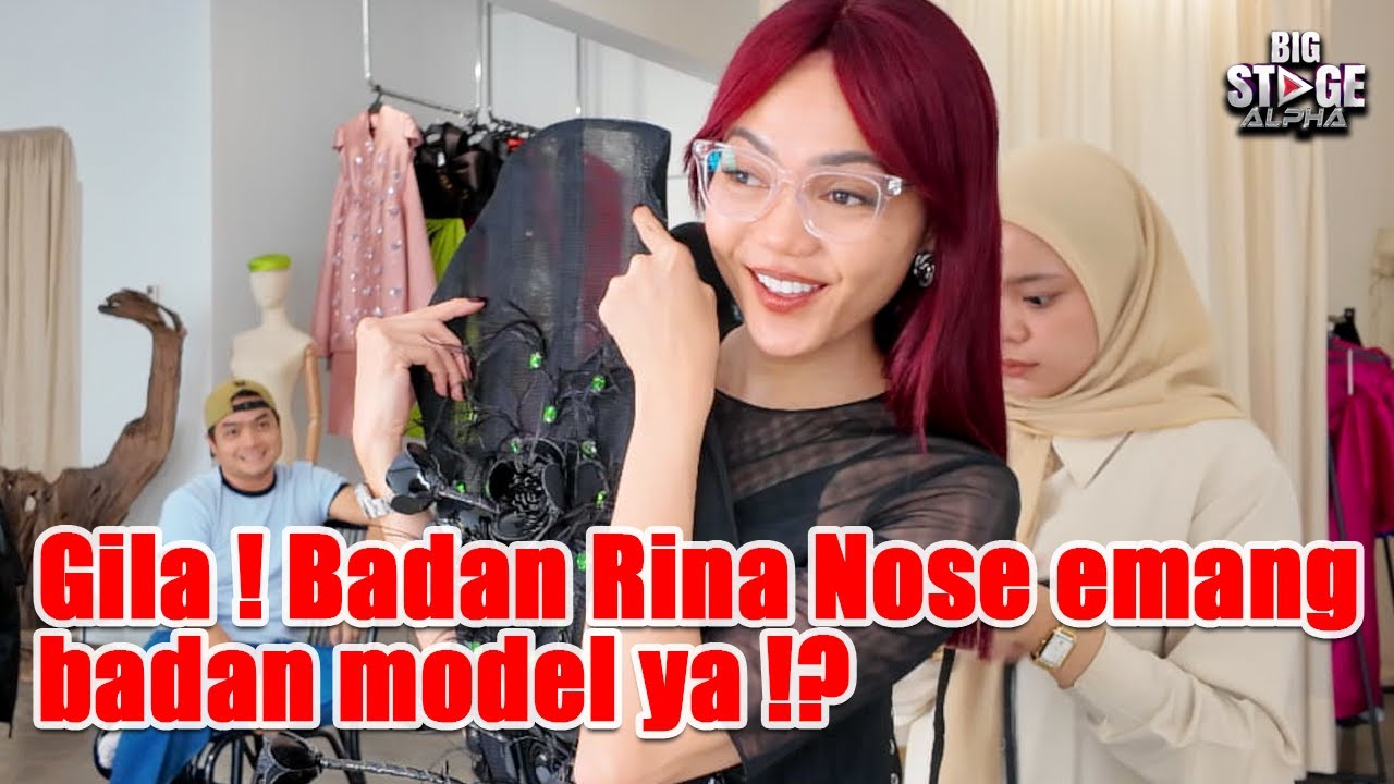 Bagus Gak?! RINA NOSE Pakai Baju Designer Malaysia!