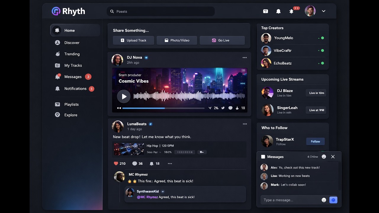 How I built this amazing social media website for free