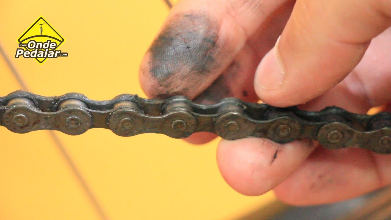 Como limpar a corrente da bike sem fazer sujeira em casa
