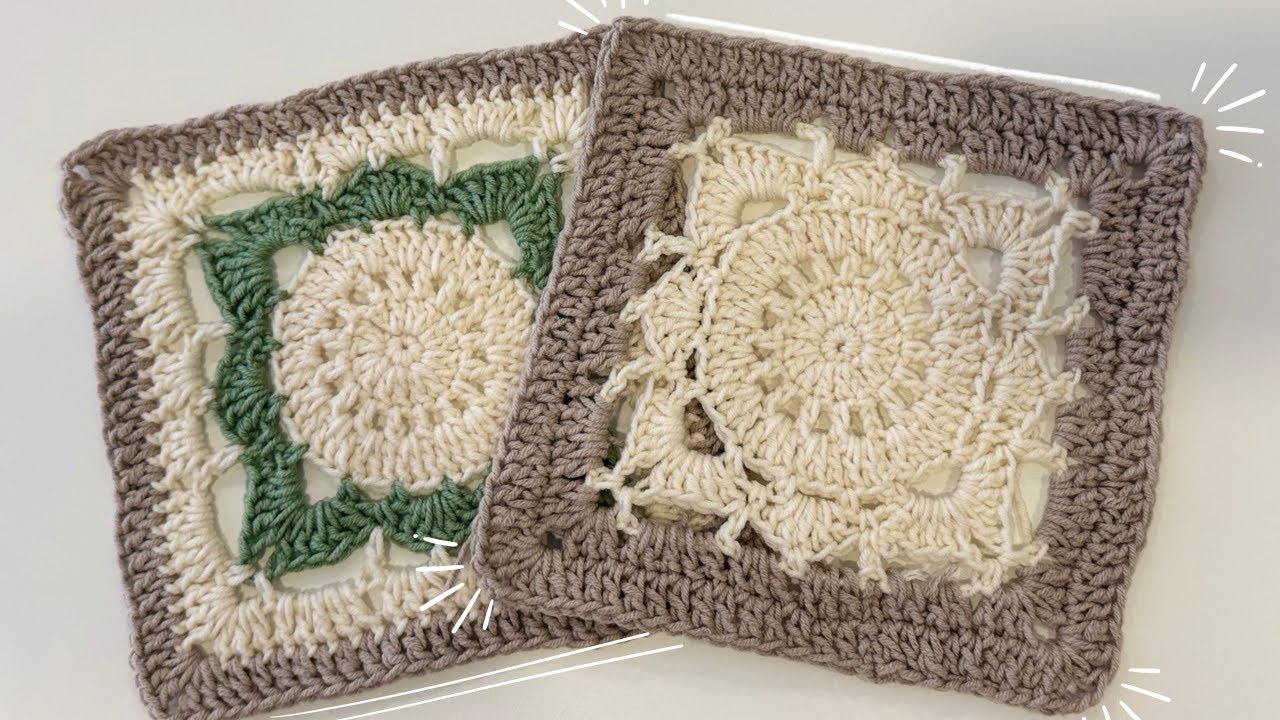 Granny Square Crochet | Ideal para Mantas, Cojines y Bolsos