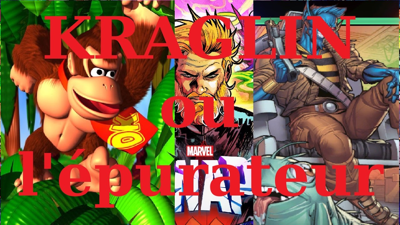 Construction d'un deck Marvel Snap autour de...Kraglin