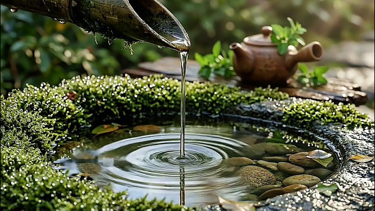 💧 Gentle Zen Water Drops | Soothing Bamboo Fountain for Deep Sleep & Relaxation 🌿