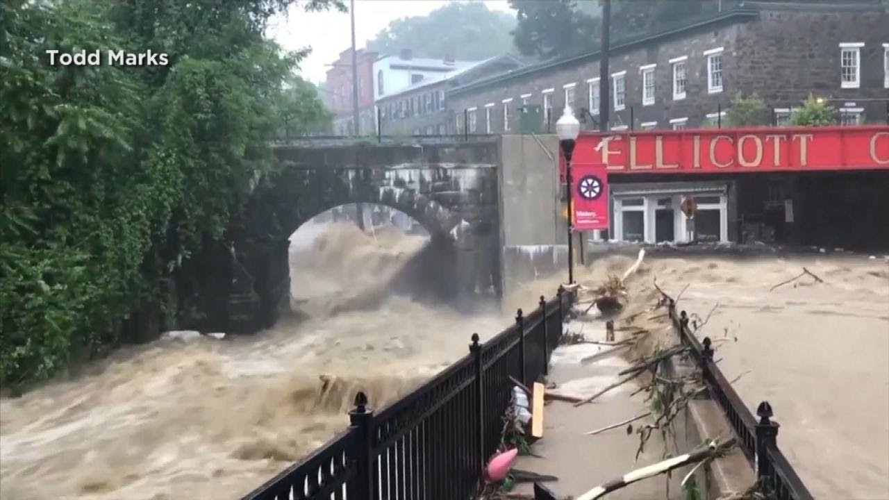Elderly Woman Taken to Higher Ground as Flash Floods Hit Ellicott City, Maryland