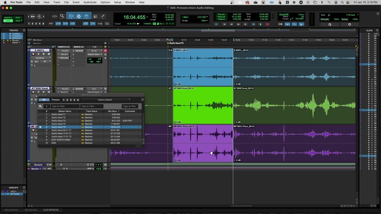 Pro Tools Editing Tutorial for Interns