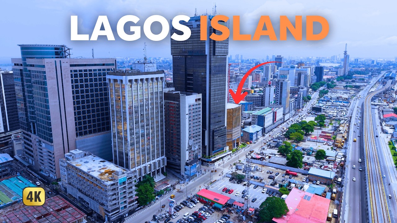 Lagos Marina Walking Tour 4K HD – Classic Waterfront of Lagos Island