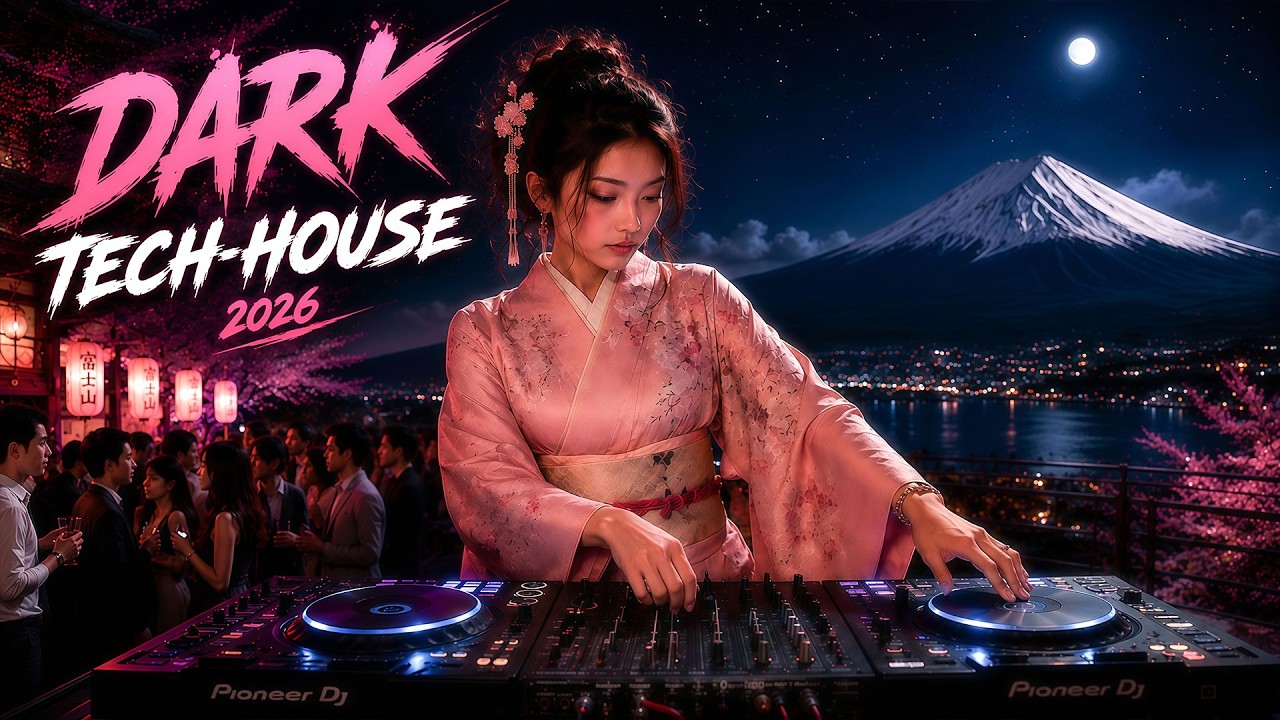 Dark Tech House 2026 🖤 Tokyo Neon Nights | Hypnotic Tech Rhythms