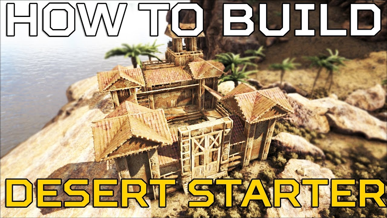 🦄 Desert Starter base HOW TO BUILD Ragnarok PVE | Ark Survival [NO MODS] (speedbuild)