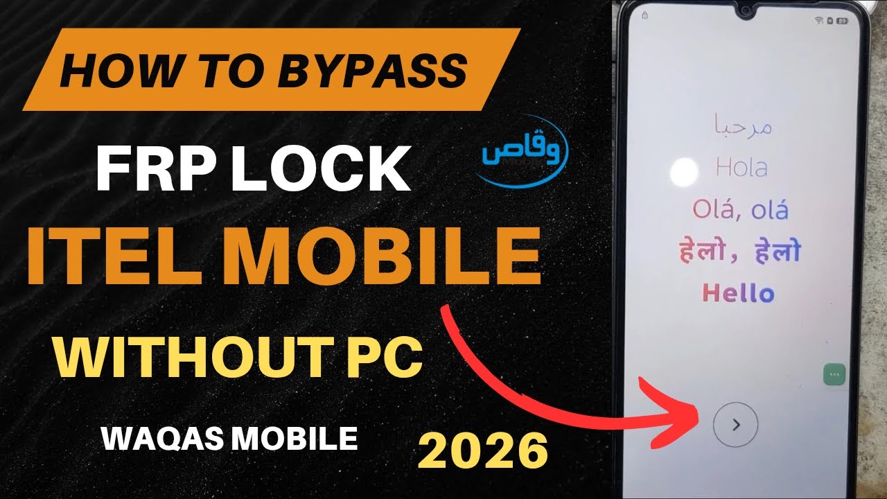 Itel FRP Bypass 2026 Without PC | New Method 100% Working by waqas mobile
